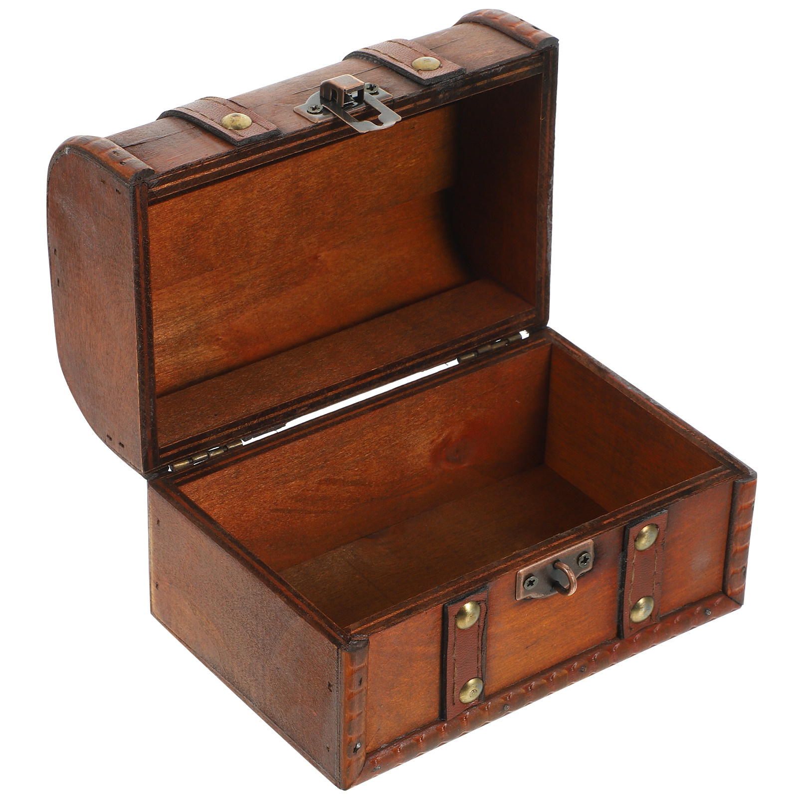 Collectible Vintage Photos - Sağlam Ahşap Hatıra Kutusu Vintage Tasarım