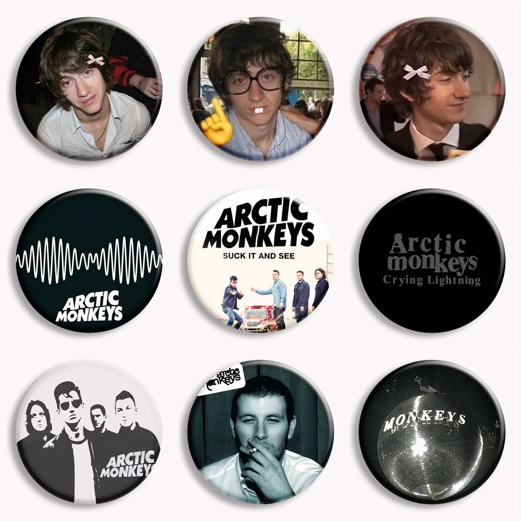 Collectible Vintage Brooches - Vintage Arctic Monkeys Müzik Grubu Albüm
