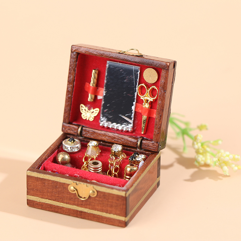 Vintage Toy Collector - 1:12 Dollhouse Minyatür Aksesuarları Mini Ahşap