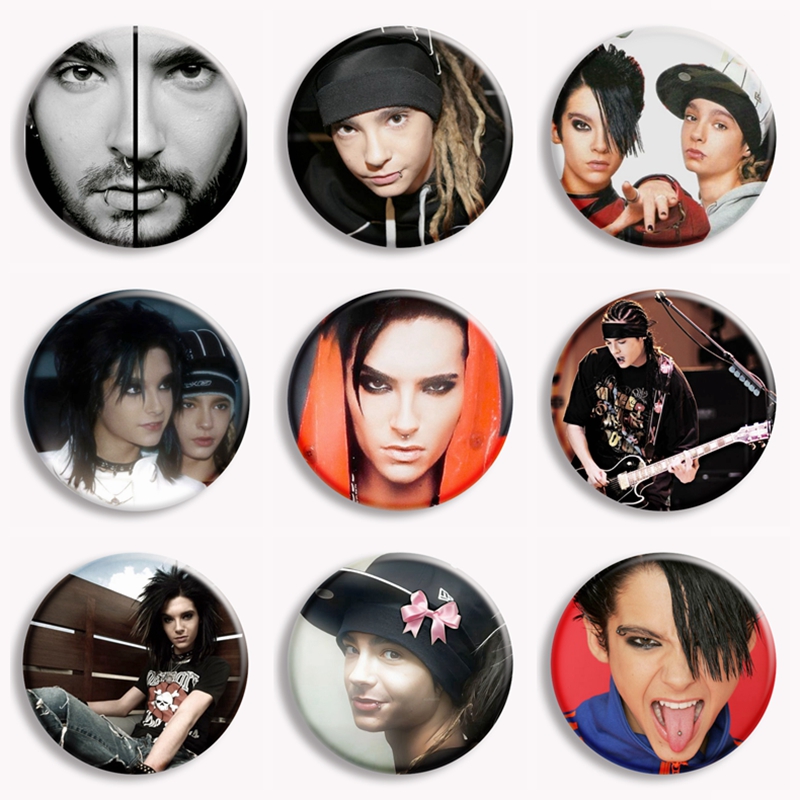 Collectible Vintage Brooches - Rock Band Tokio otel Kaulitz Vintage