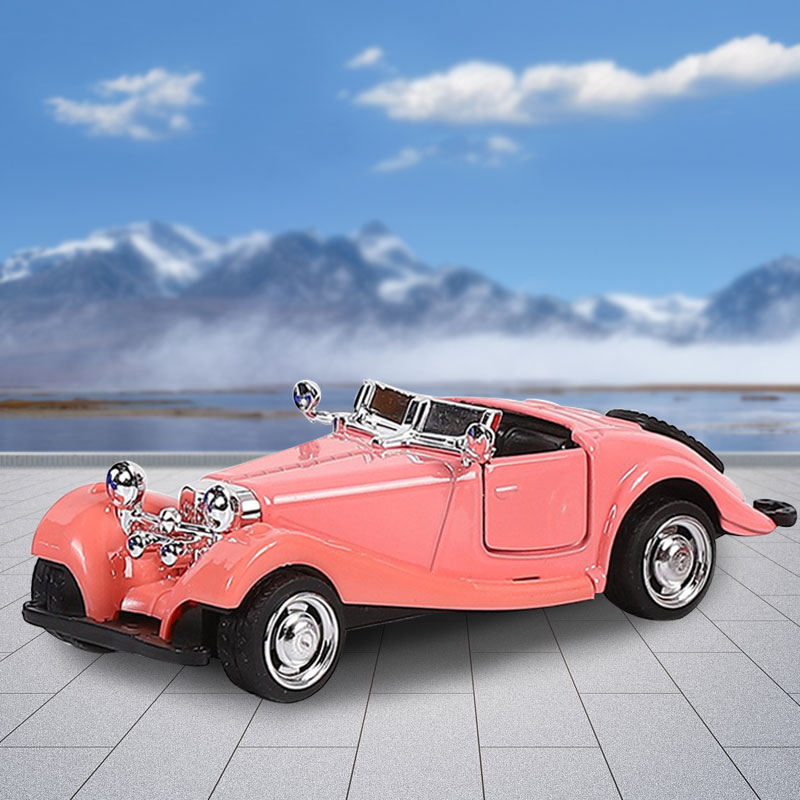 Vintage Collectible Cars - Döküm Modeli Alaşım Üstü Açık Eski