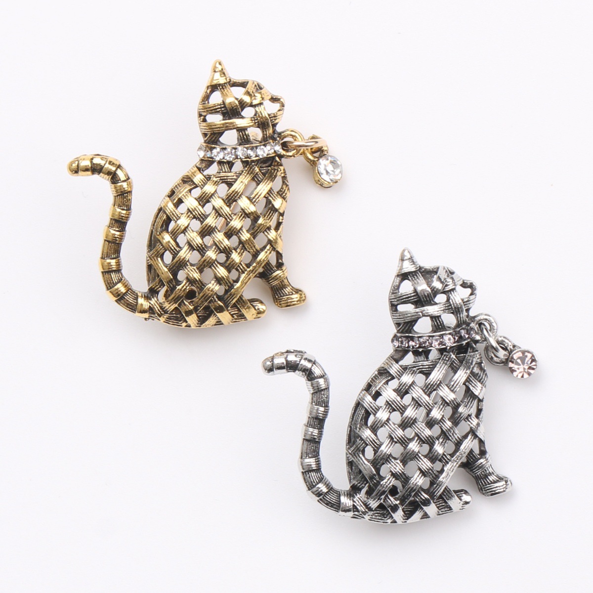 Süslü Dokuma Kedi Broş Koleksi - Collectible Vintage Brooches incelemesi ve fiyatı