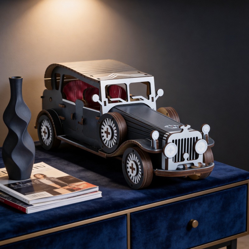 DIY 3D Ahşap Vintage Klasik Ar - Vintage Collectible Cars incelemesi ve fiyatı