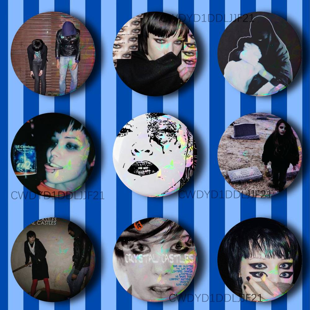 C-Crystal Castles Band Amnesty - Collectible Vintage Brooches incelemesi ve fiyatı