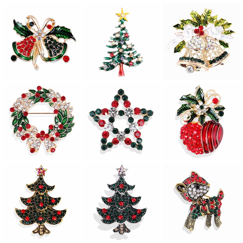 Vintage Rhinestone Noel Broş K - Collectible Vintage Brooches incelemesi ve fiyatı