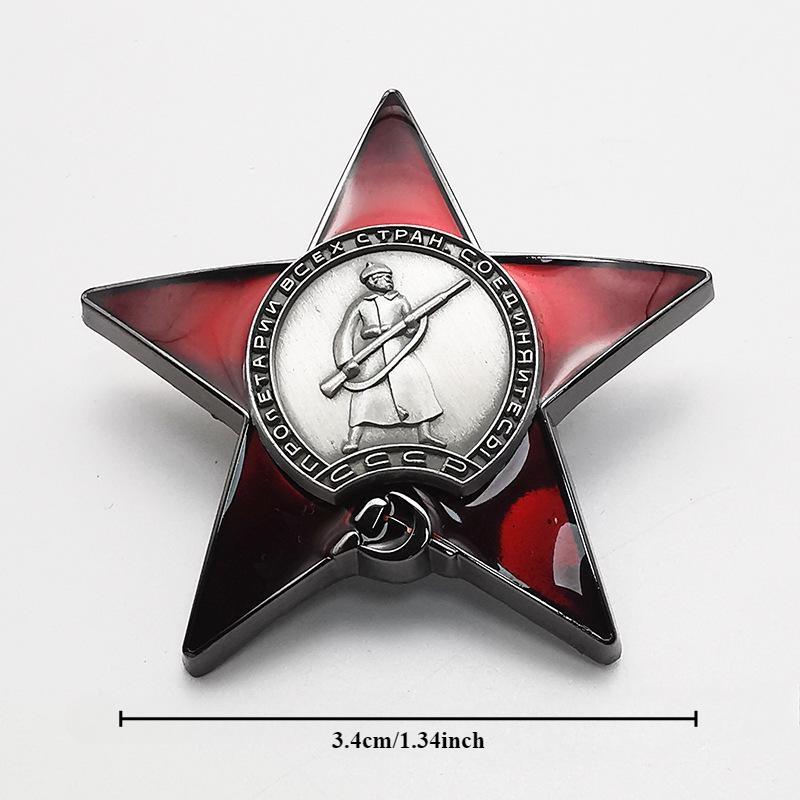 1 adet kırmızı yıldız rozeti y - Collectible Vintage Brooches incelemesi ve fiyatı