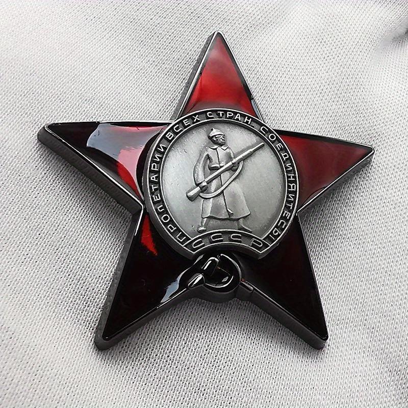 1 adet kırmızı yıldız rozeti y - Collectible Vintage Brooches incelemesi ve fiyatı